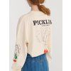 Bobo Choses tričko s dlouhým rukávem Pickles off-white