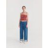 Bobo Choses džíny Striped Wide-Leg Denim Pants dámské